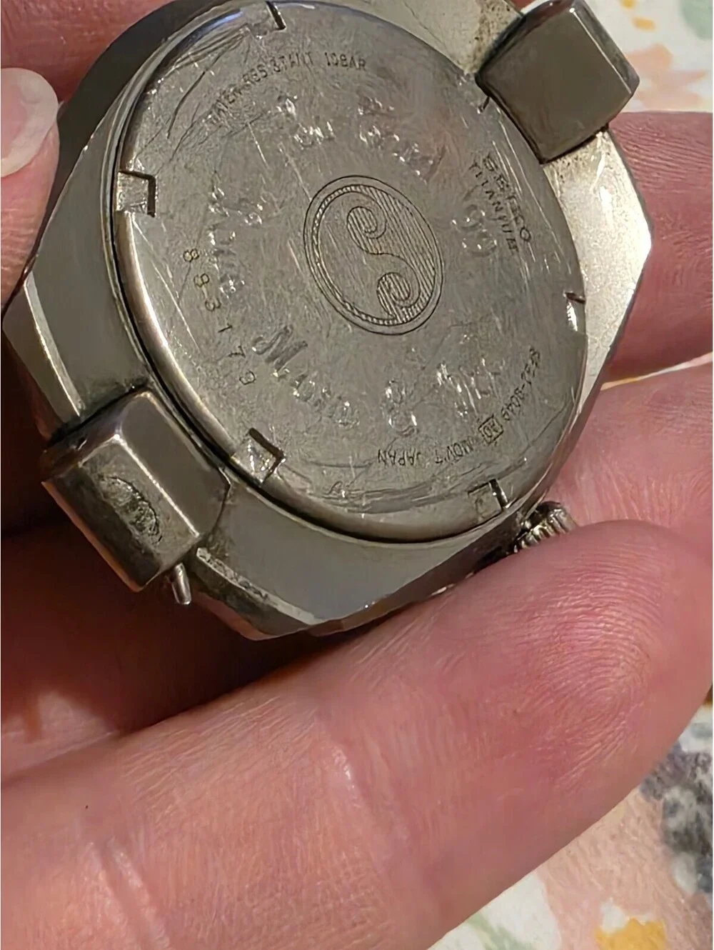 Seiko Perpetual Calendar Titanium Watch 8f32 0049